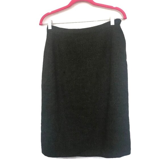 1960s vintage fur collar green tweed suit size medium large - Picture 6 of 9